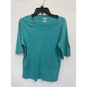 Dulut Trading Pullover Adult Large Blue Short Sleeve Men 100% Cotton T-Shirt
